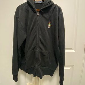 Ralph Lauren polo bear zip up hoodie